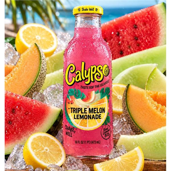 Calypso Island Wave Lemonade 12 x 473ml Bottles