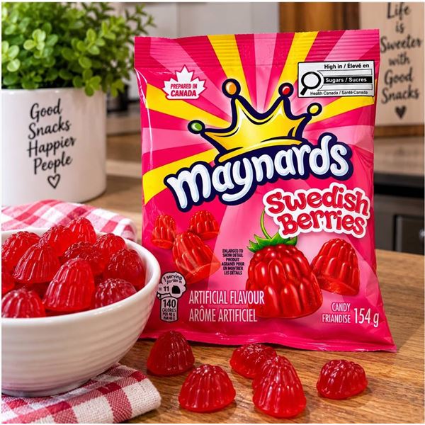 Maynards Swedish Berries 12x154g
