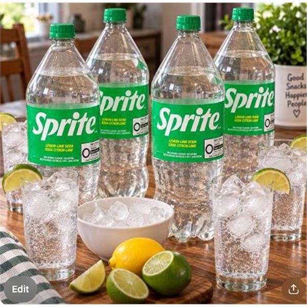 Sprite Lemon-Lime Soda 4 x 2L Bottles