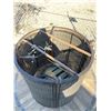 Image 4 : Outdoor Wicker Bar Table With 6 Wicker Chairs