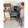 Image 6 : Outdoor Wicker Bar Table With 6 Wicker Chairs