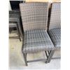 Image 7 : Outdoor Wicker Bar Table With 6 Wicker Chairs