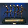 Image 1 : "CHORUS LINE" CHIPARUS (BRONZE & IVORY)