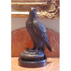 "FALCON" BY MOIGNIEZ BRONZE SCULPTURE