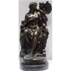 Bronze "Lady w/Cherub"