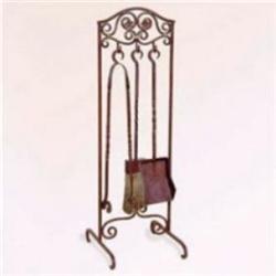 Provincial Fireplace Screen and Tool Set
