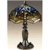 Image 1 : Table Lamp w/Dragonfly Shade Tiffany