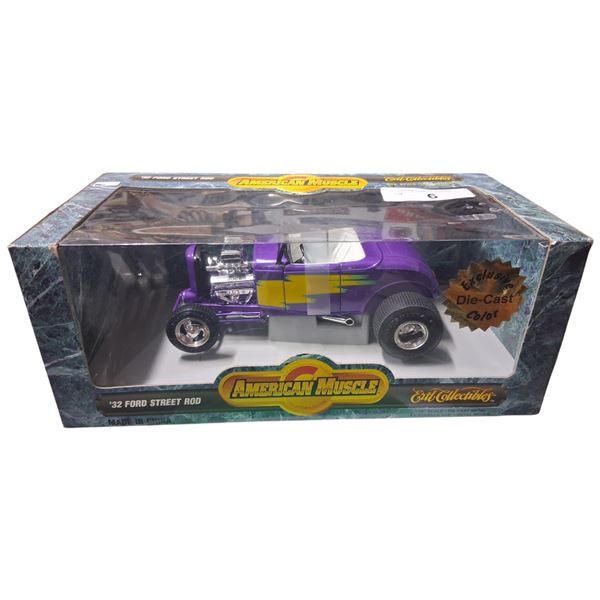 1:18 Scale NIB American Muscle 32 Ford Street Rod