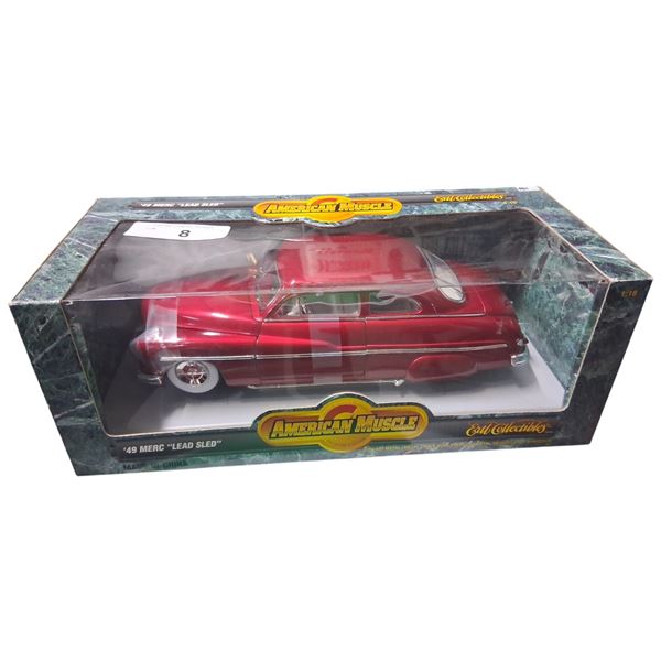 1:18 Scale NIB American Muscle 1949 Merc " Lead Sled"