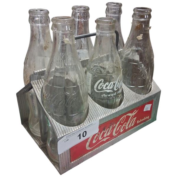 1950s CoCo-Cola 6 Pack with bottles