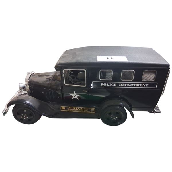 Large Rare Jim Beam Police Department Car Decanter 17"
