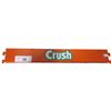 Image 1 : Vintage Orange Crush Rack sign, 18"x2.5"