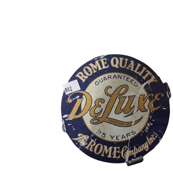 1950s Deluxe paint tin sign, 5" Di