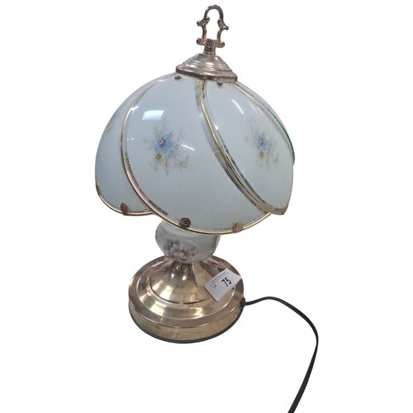 Vintage touch lamp, 14"