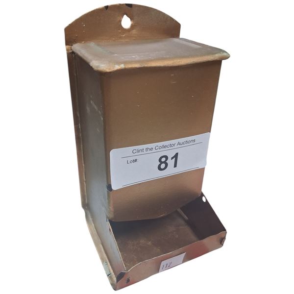 Vintage match box dispenser