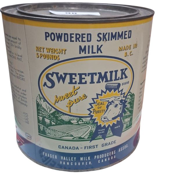 Vintage 5lb sweet milk can