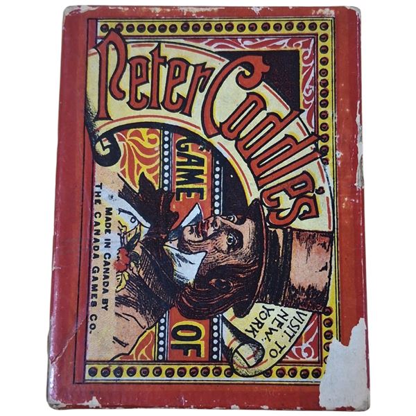 Rare vintage Peter Coddle's card game. Made in Canada