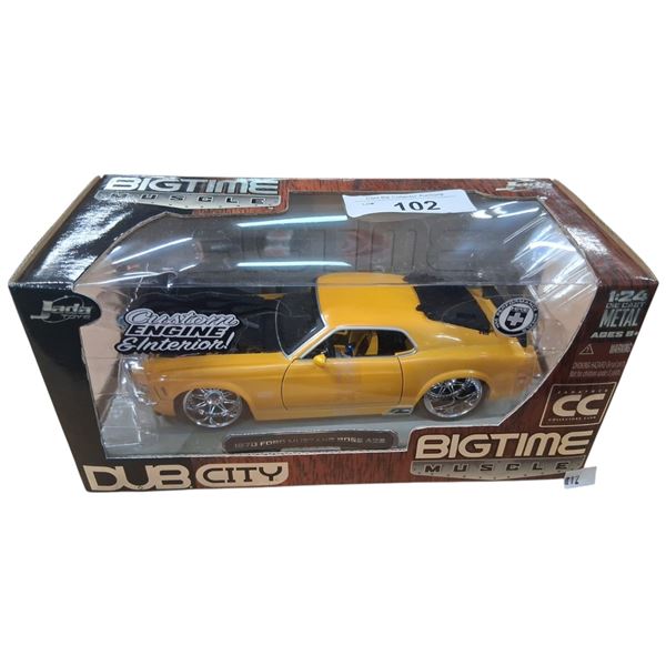 1970 Ford Mustang Boss 429 die cast car 1:24 scale