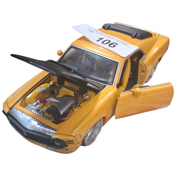 1970 Ford Mustang Boss 429 die cast car 1:24 scale