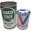 Image 1 : 2 vintage cans, Quakerstate & Valvoline