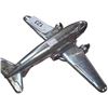 Image 2 : Vintage metal airplane 10"