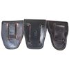 Image 2 : 3 black leather tear drop handcuff cases