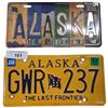 Image 1 : 2 Alaska license plates