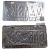 Image 2 : 2 Alaska license plates