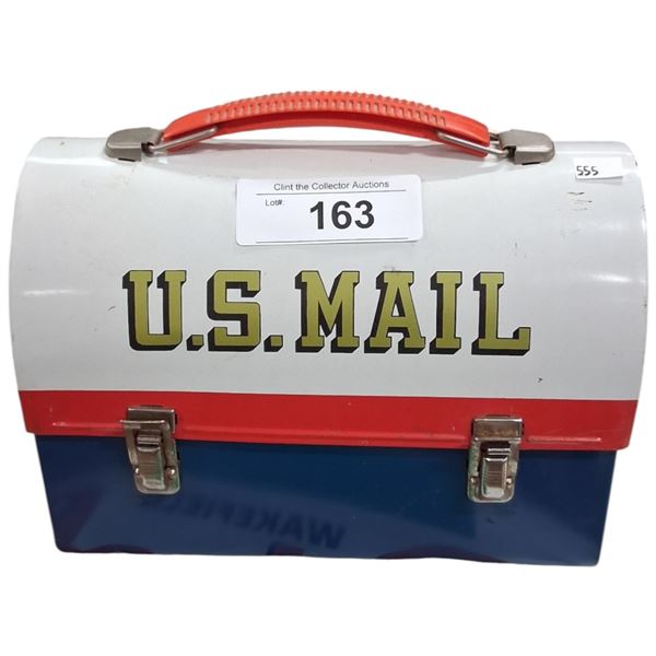 Vintage 60s US Mail metal lunch box