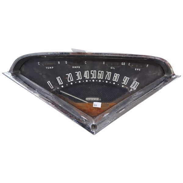 Vintage 1950s Chevrolet truck speedometer