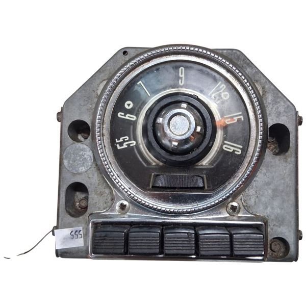 Vintage 1950s Ford push button car radio