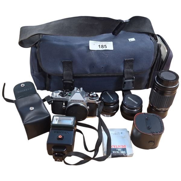 Vintage photography case complete with contents