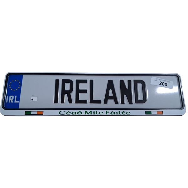 Collectable Irelans sign 21"x6"