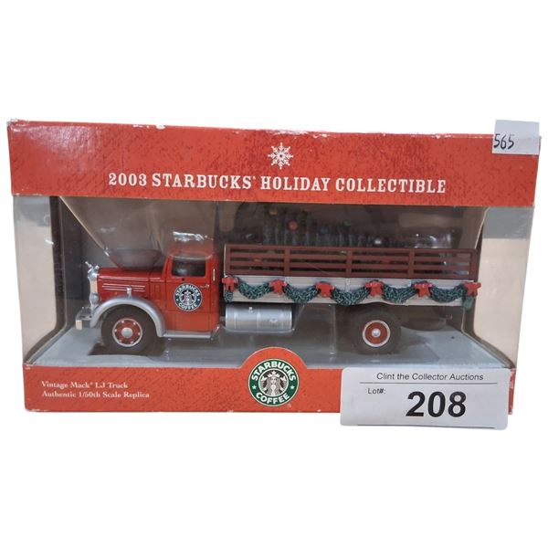 NIB 2003 1:50 scale Starbucks holiday truck