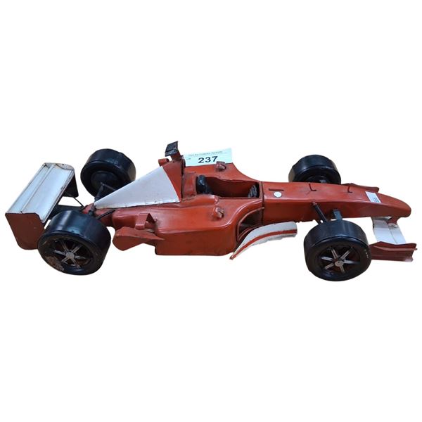 Collectable tin Formula 1 car, 16"