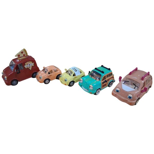 5 collectable Chevron cars