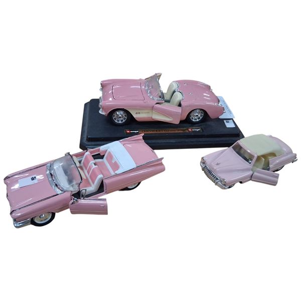 3 collectable die cast vehicles, largest 7"