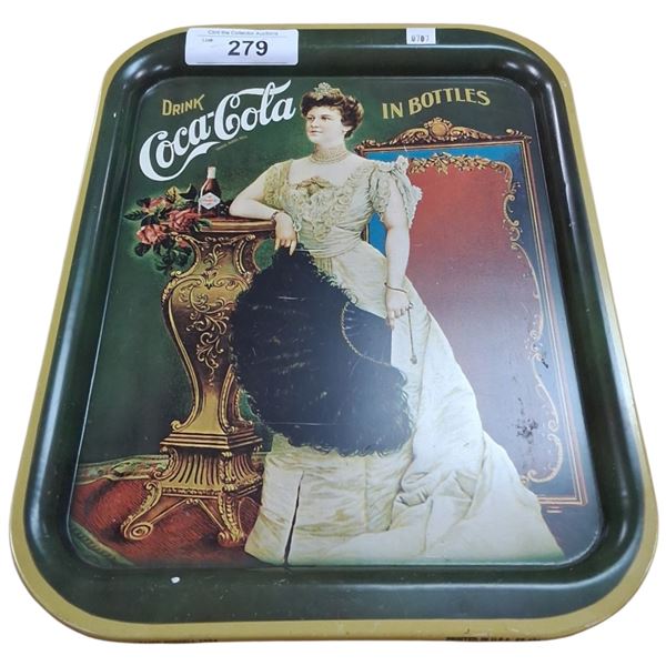 Vintage Coca-Cola serving tray 15"x10"