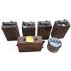 Image 1 : 5 Model T batteries & Snap tin