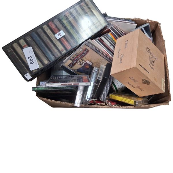 Complete collection of cassette tapes and classic CDs