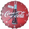 Image 1 : Tin Coca-Cola bottle cap clock 13" dia