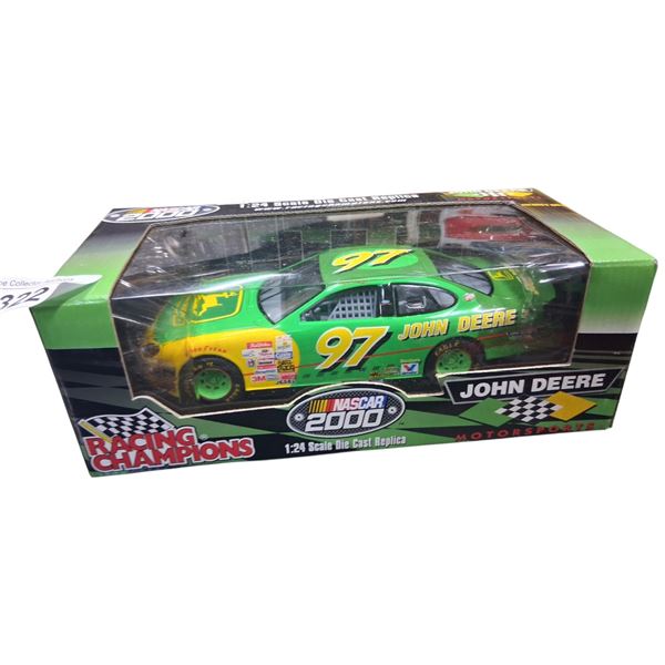 NIB 1:24 scale NASCAR die cast replica made by John Deere