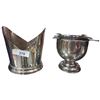 Image 2 : Silver plated metal pitcher & ashtray