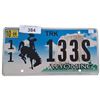 Image 1 : Wyoming license plate