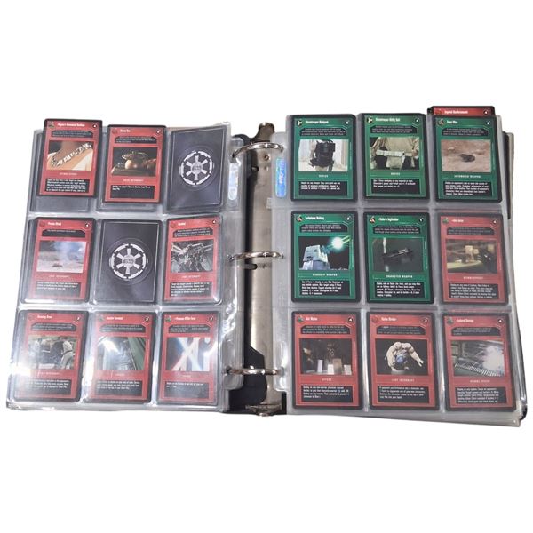 Massive collection of Star Wars cards in bimder