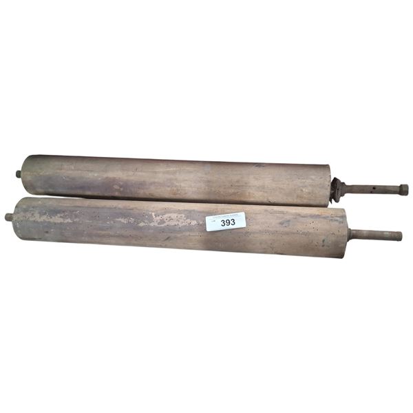 Vintage wooden wringer roller from washing machine
