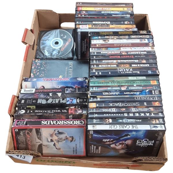 30 DVDs and 5 VHS tapes collection includes box set