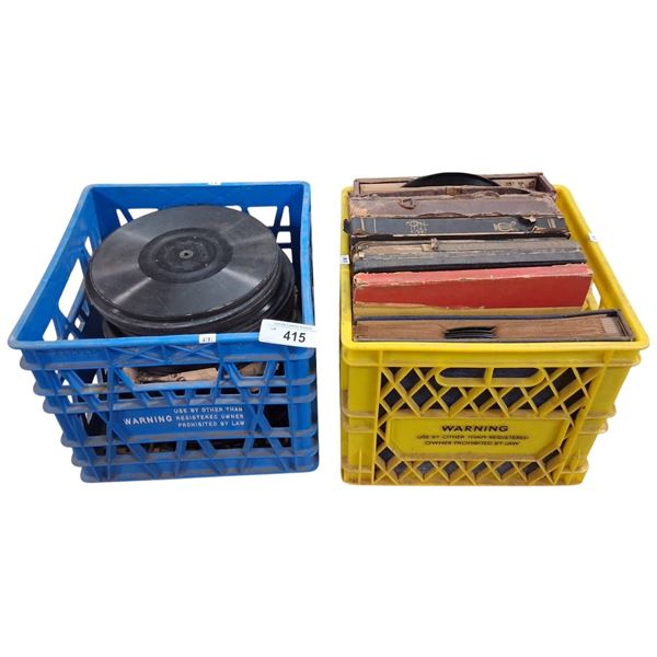 Large collection of vintage records