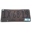 Image 1 : 1929 California license plate