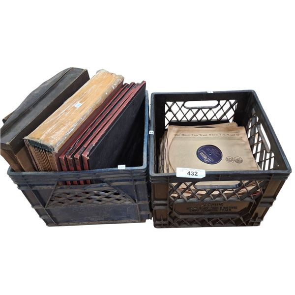 Large collection of vintage records